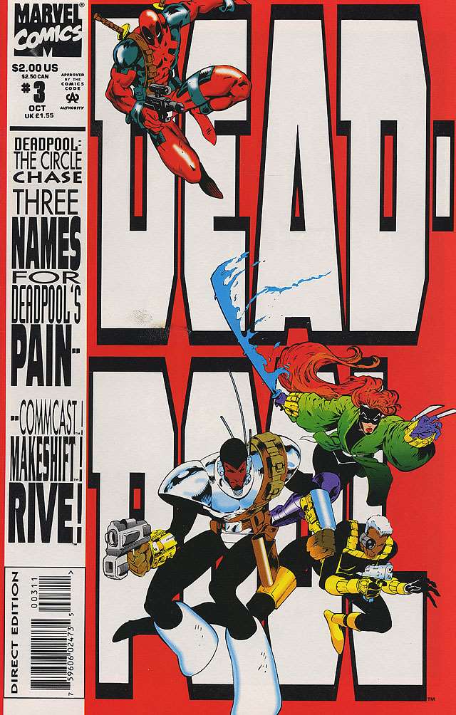 Deadpool Circle Chase (1993 Marvel) #  3 Raw