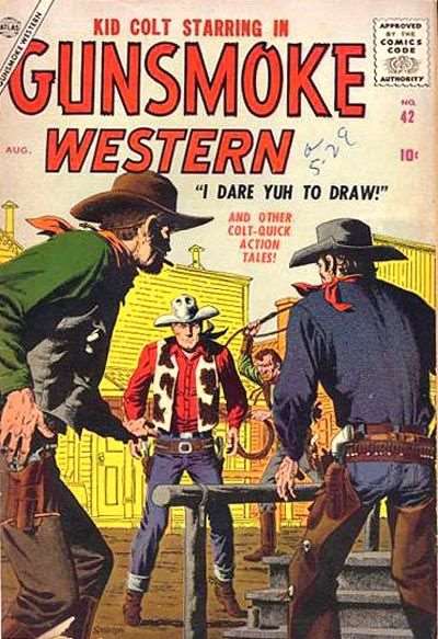 Gunsmoke Western (Atlas, 1955) # 42 Raw