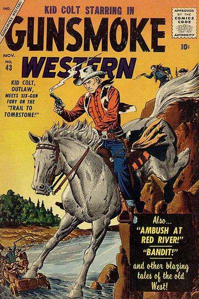 Gunsmoke Western (Atlas, 1955) # 43 Raw
