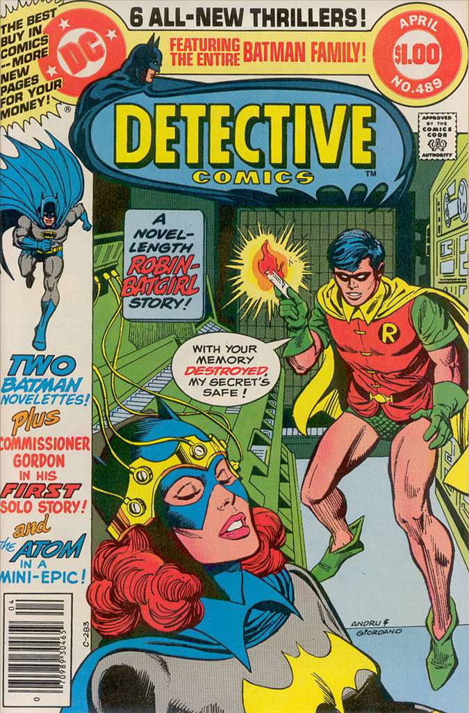 Detective Comics (1937 1st Series DC) #489 Raw