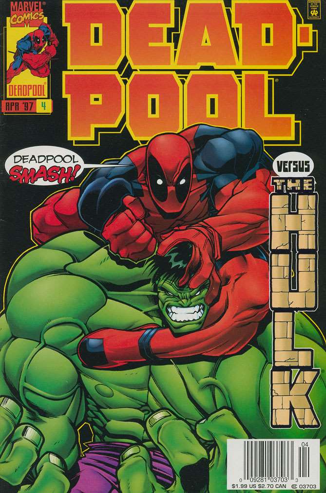Deadpool (1997 1st Series Marvel) #  4 Raw