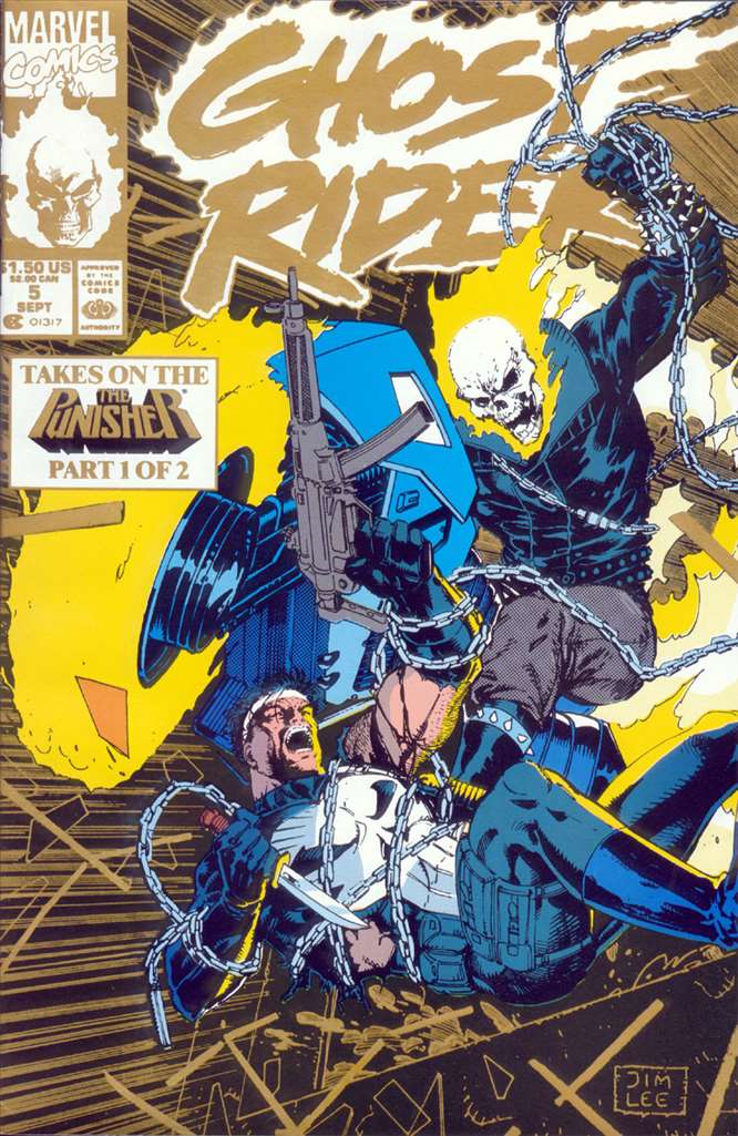 Ghost Rider (1990 2nd Series Marvel) #  5 Raw