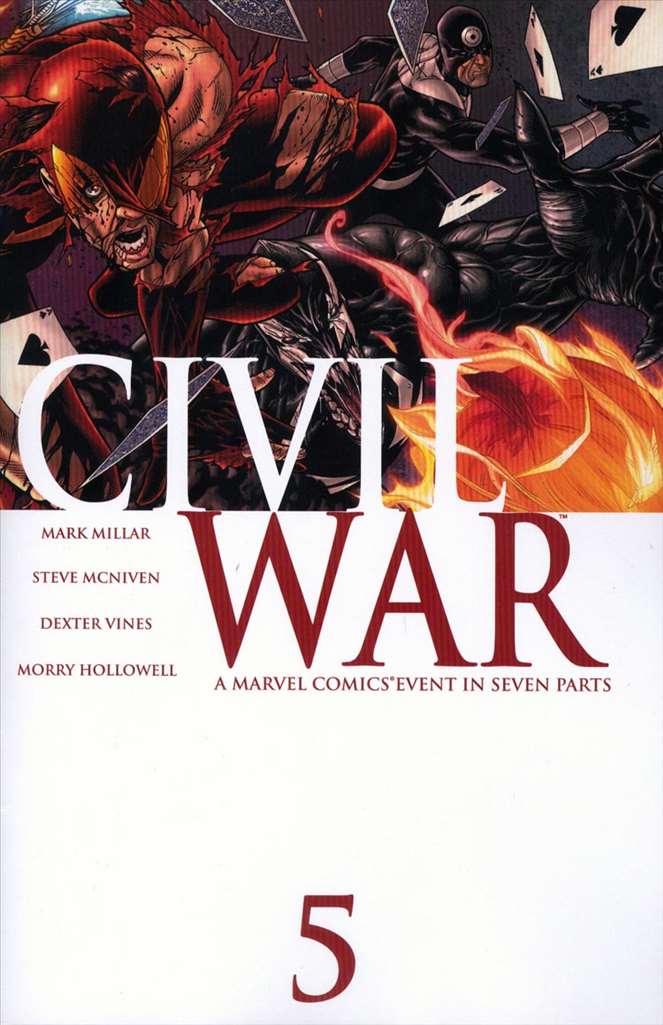 Civil War (2006 1st Series Marvel) #  5 Raw