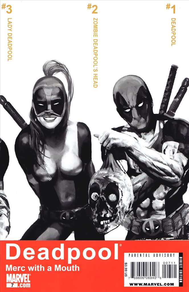 Deadpool Merc With a Mouth (2009 Marvel) #  7 Raw