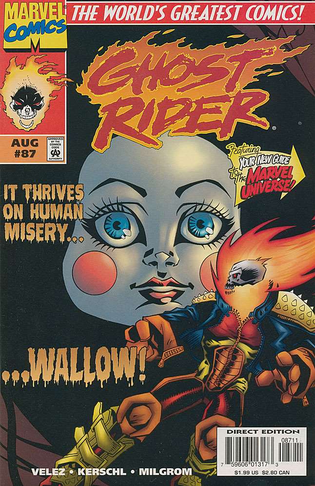 Ghost Rider (1990 2nd Series Marvel) # 87 Raw