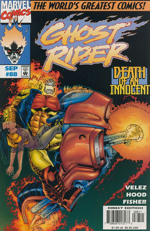 Ghost Rider (1990 2nd Series Marvel) # 88 Raw