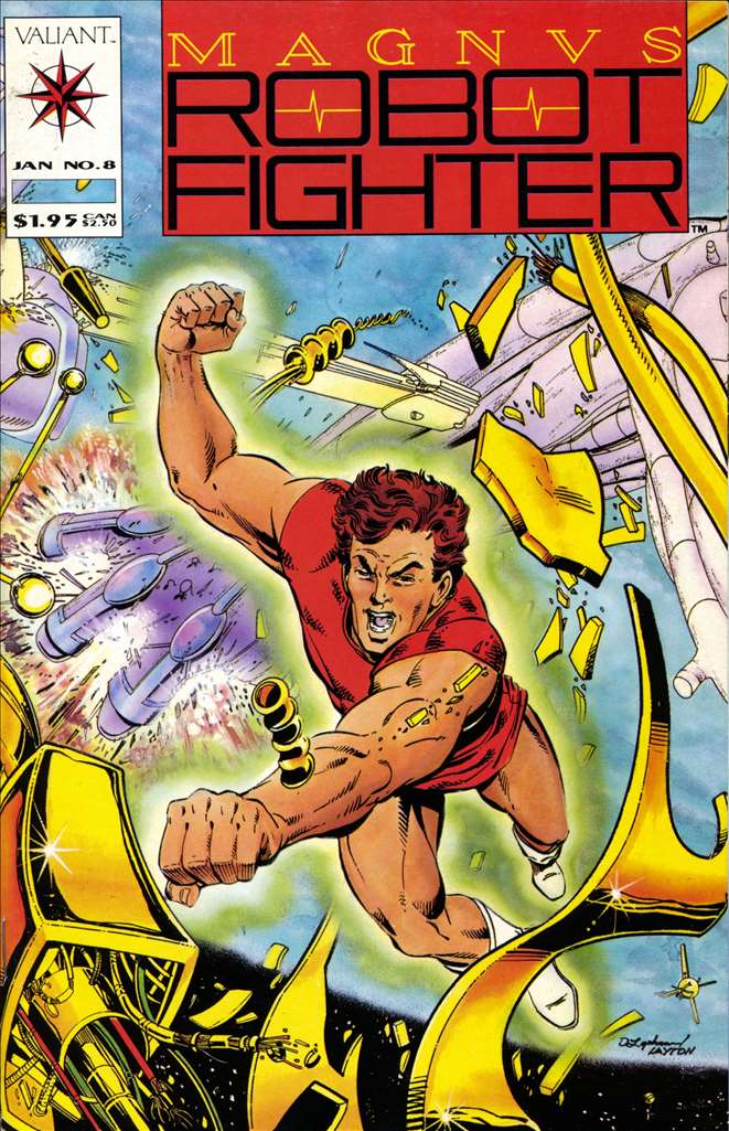 Magnus Robot Fighter (1991 Valiant) #  8 Raw