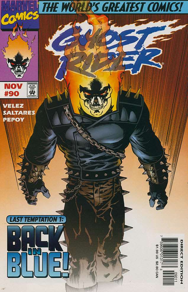 Ghost Rider (1990 2nd Series Marvel) # 90 Raw