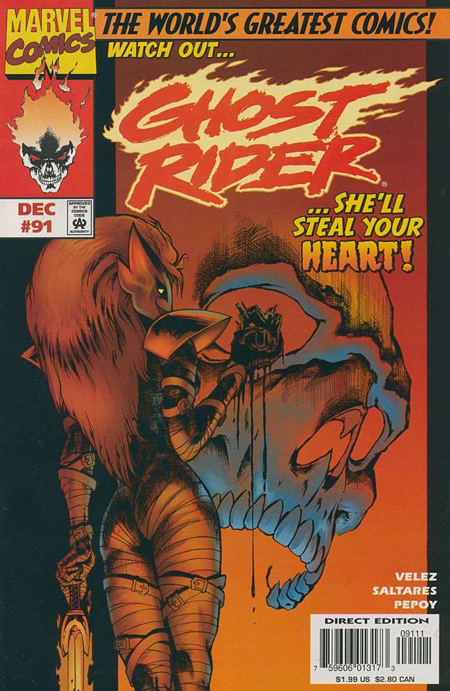 Ghost Rider (1990 2nd Series Marvel) # 91 Raw