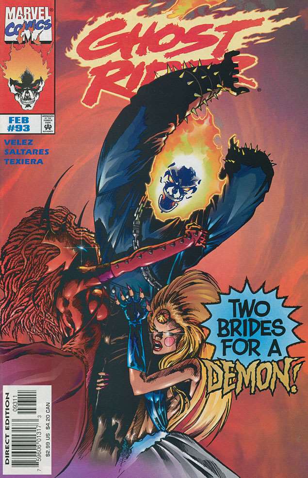 Ghost Rider (1990 2nd Series Marvel) # 93 Raw
